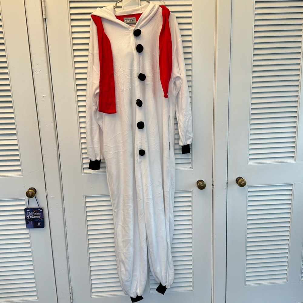 Funziez Snowman Jumpsuit.  Size XL.  Worn Once.